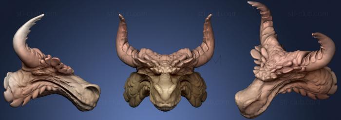 3D модель Портрет Дракона (STL)